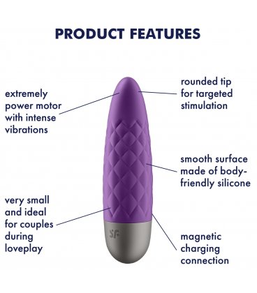 Satisfyer - Ultra Power Bullet 5 Vibrator, Purple