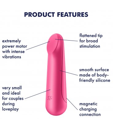 Satisfyer - Ultra Power Bullet 3 Vibrator, Pink