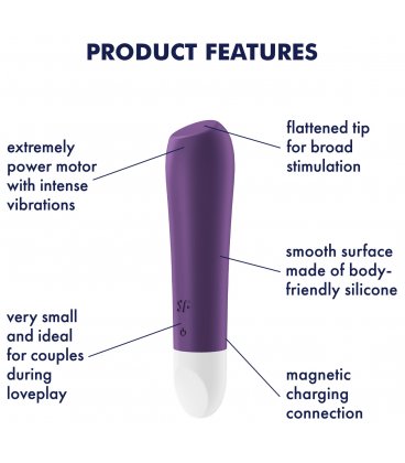 Satisfyer - Ultra Power Bullet 2 Vibrator, Violet