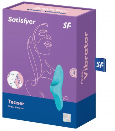 Satisfyer - Teaser Finger Vibrator, Blue