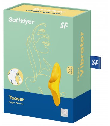 Satisfyer - Teaser Finger Vibrator, Yellow