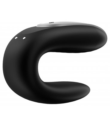 Satisfyer - Double Fun Partner Vibrator, Black