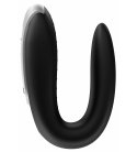 Satisfyer - Double Fun Partner Vibrator, Black