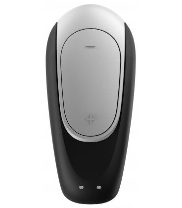 Satisfyer - Double Fun Partner Vibrator, Black
