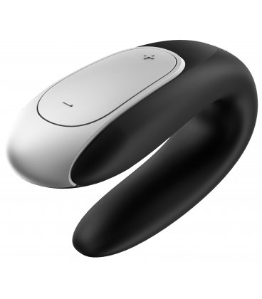 Satisfyer - Double Fun Partner Vibrator, Black