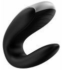 Satisfyer - Double Fun Partner Vibrator, Black