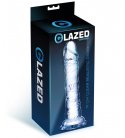 Glazed Clear Realistic Dildo, 19cm