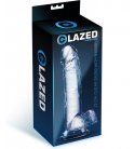Glazed Clear Dildo with Balls, 22cm