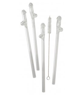 Glass Drinking Straw Willy