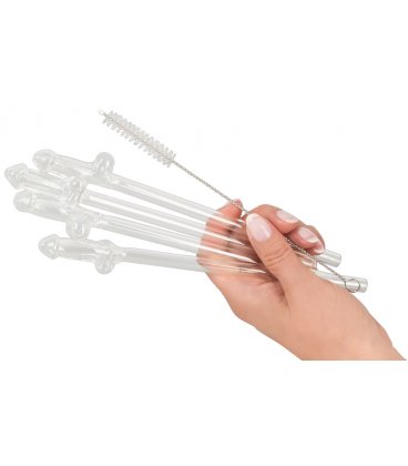 Glass Drinking Straw Willy