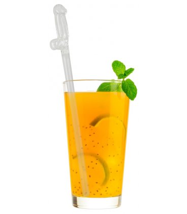 Glass Drinking Straw Willy