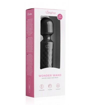 EasyToys - Mini Wand Vibrator, Black