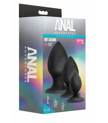 Anal Adventures - Anal Stout Plug Kit