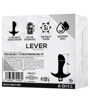 Lever Vibrating Anal Plug