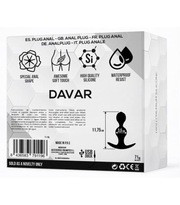 Davar Anal Silicone Plug