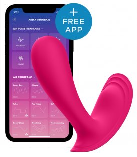 Satisfyer - Top Secret, Wearable Vibrator, Pink
