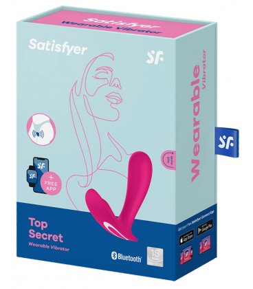 Satisfyer - Top Secret, Wearable Vibrator, Pink