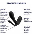 Satisfyer - Top Secret +, Wearable Vibrator, Black
