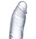 Glazed Clear Dildo, 21,5cm