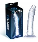 Glazed Clear Dildo, 21,5cm