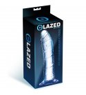 Glazed Clear Dildo, 21,5cm
