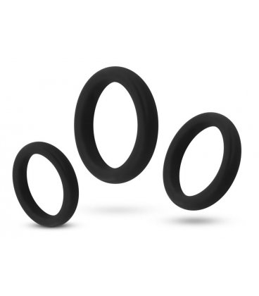 EasyToys - Silicone Cock Ring 3- piece set