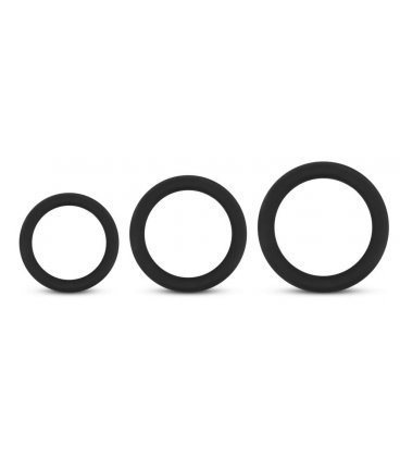 EasyToys - Silicone Cock Ring 3- piece set