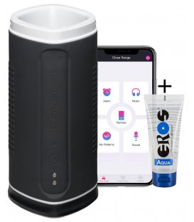 Lovense - Bluetooth Depth-Controlled Male Masturbator + 100ml glid