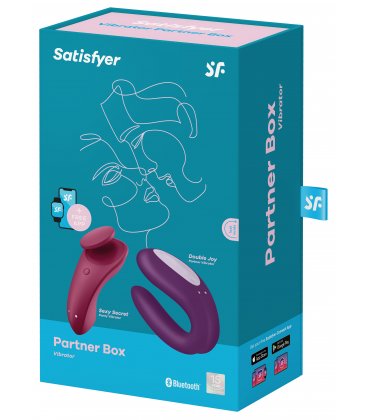 Satisfyer - Partner Box, Sexy Secret Panty Vibrator & Double Joy