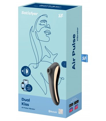 Satisfyer - Dual Kiss, Black