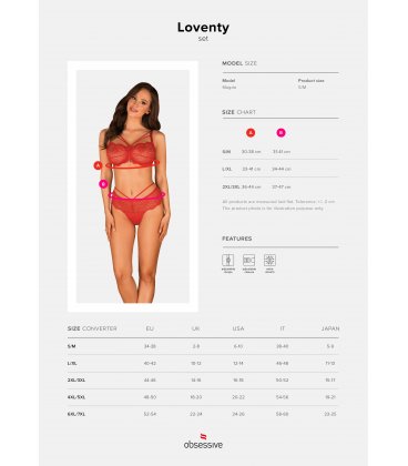 Obsessive - Loventy Bra & Thong