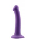 Flexible Soft Liquid Dildo - Purple, Small