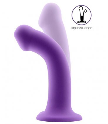 Flexible Soft Liquid Dildo - Purple, Small