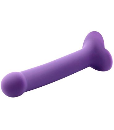 Flexible Soft Liquid Dildo - Purple, Small