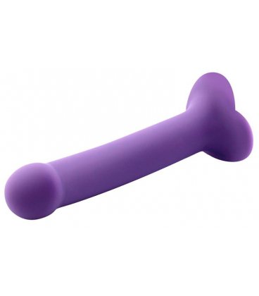 Flexible Soft Liquid Dildo - Purple, Large