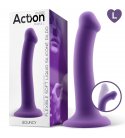 Flexible Soft Liquid Dildo - Purple, Large