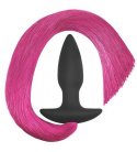 Butt Plug with Pony Tail, Black
