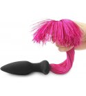 Butt Plug with Pony Tail, Black