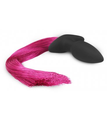 Butt Plug with Pony Tail, Black
