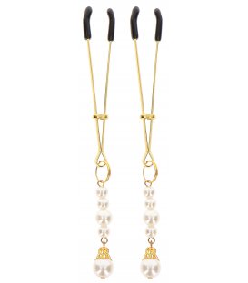 Taboom - Tweezers With Pearls, Gold