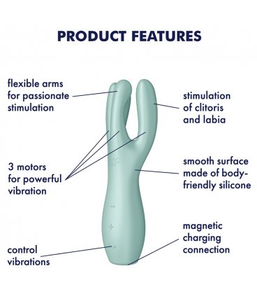 Satisfyer - Threesome 3, Mint