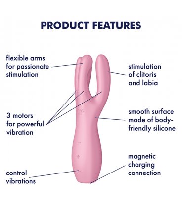 Satisfyer - Threesome 3, Pink