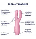 Satisfyer - Threesome 3, Pink