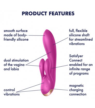 Satisfyer - Double Flex, Pink