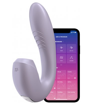 Satisfyer - Sunray Air Pulse + Vibration with App, Vilolet