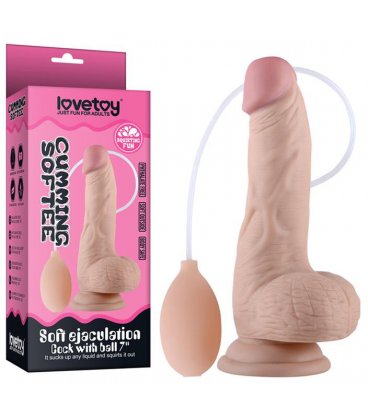 Squirting Dildo - Cumming Softee, 8"