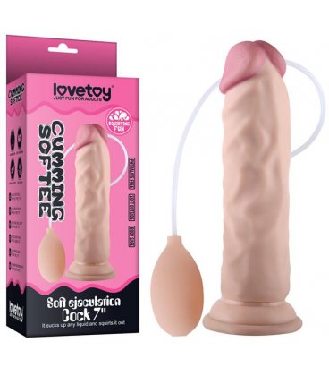 Squirting Dildo - Cumming Softee, 8,5"