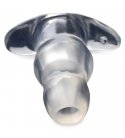 Clear View Hollow Anal Plug - Medium