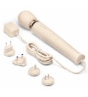 leWand - Powerful Plug-In Vibrating Massager, Cream