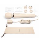leWand - Powerful Plug-In Vibrating Massager, Cream